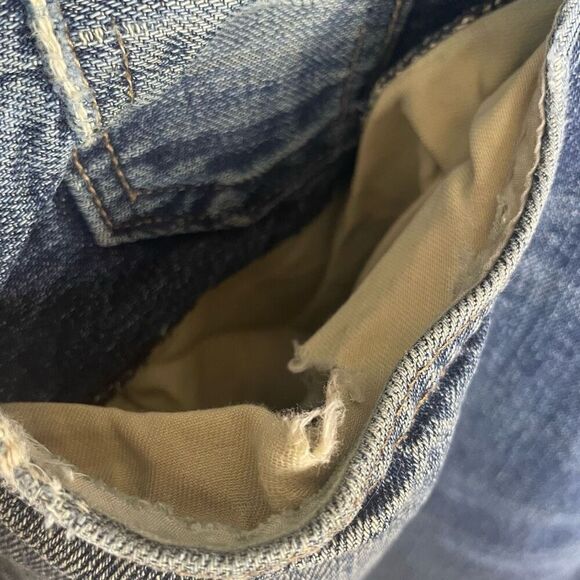 J Crew Bootcut Medium Wash Jeans Mens‎ 36x32 Read - Picture 7 of 8